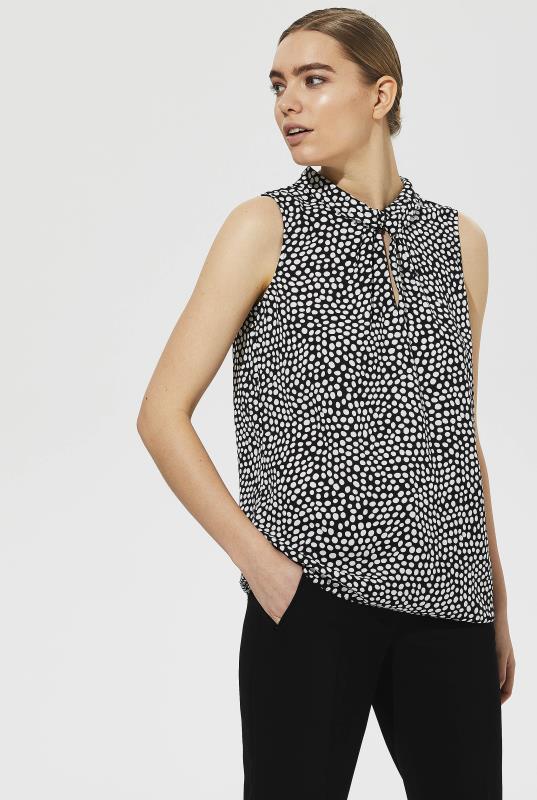 Karl Lagerfeld Paris Sleeveless Blouse | Long Tall Sally