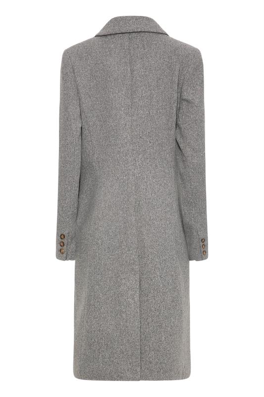 LTS Tall Women's Grey Midi Formal Coat | Long Tall Sally 6