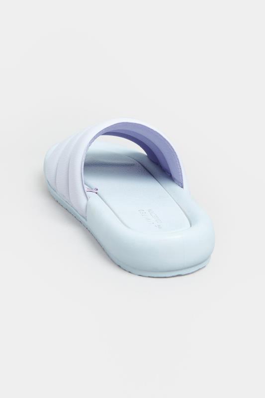 LIMITED COLLECTION Lilac Purple Padded Sliders In Wide E Fit | Yours Clothing 4