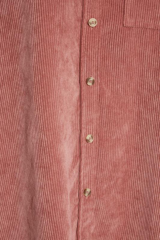 Curve Pink Cord Longline Shirt 5