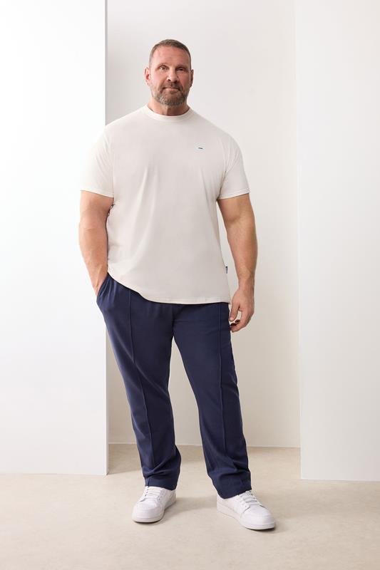  BadRhino Big & Tall Pantalon de jogging en jersey texturé bleu marine