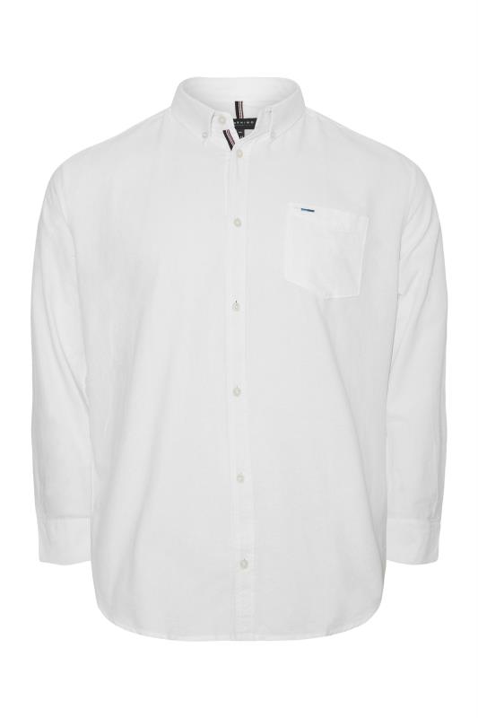 BadRhino White Essential Long Sleeve Oxford Shirt_F.jpg