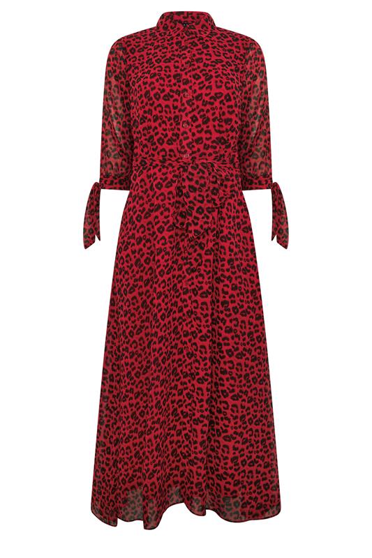 STAR Red Leopard Shirt Dress | StarByJM 5