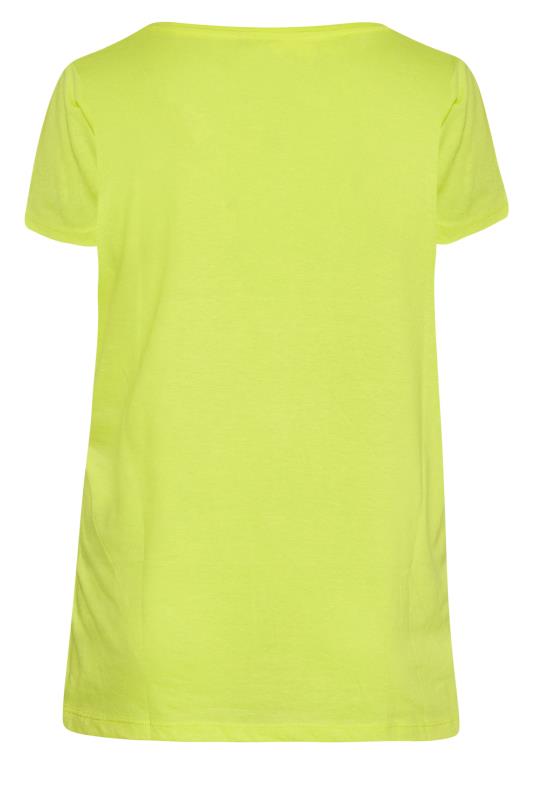 Curve Lime Green Short Sleeve T-Shirt_BK.jpg