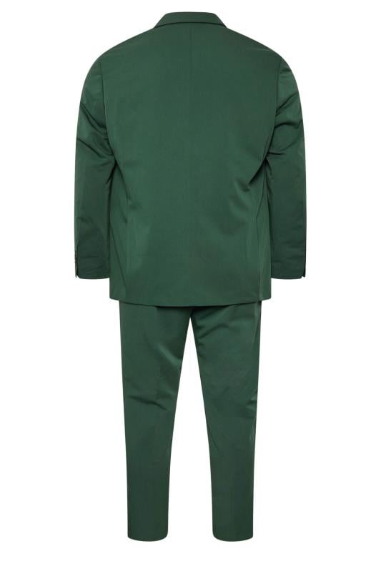 JACK & JONES Big & Tall Dark Green 'Franco' Suit | BadRhino 5