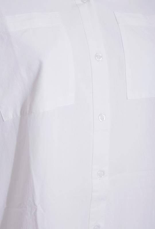 YOURS FOR GOOD Curve White Oversized Shirt 5