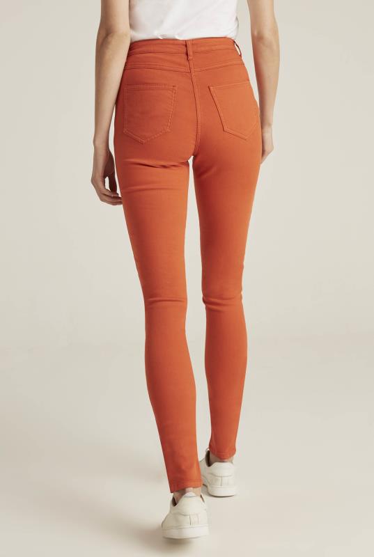 Orange Powerstretch Super Skinny Jeans | Long Tall Sally