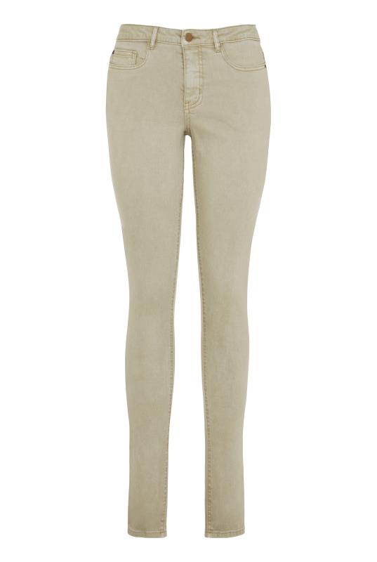 Tan Skinny Low Rise Jeans | Long Tall Sally