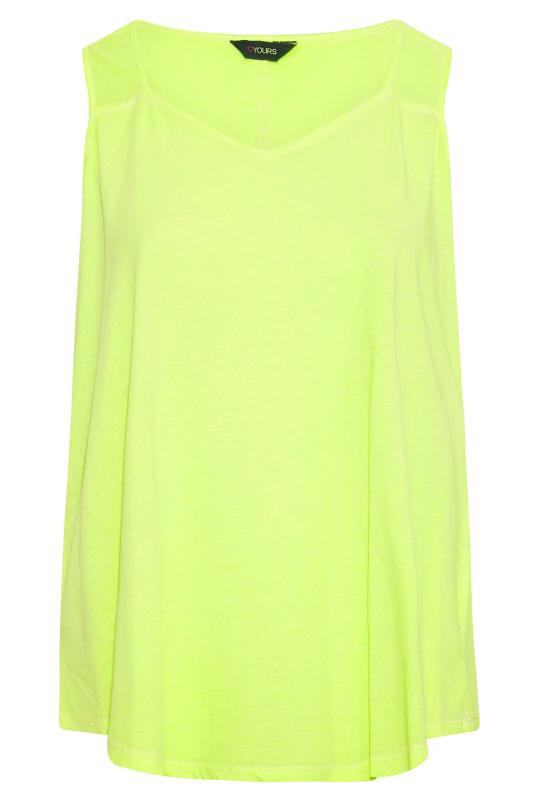 Curve Neon Lime Green Cut Out Strap Vest Top_X.jpg