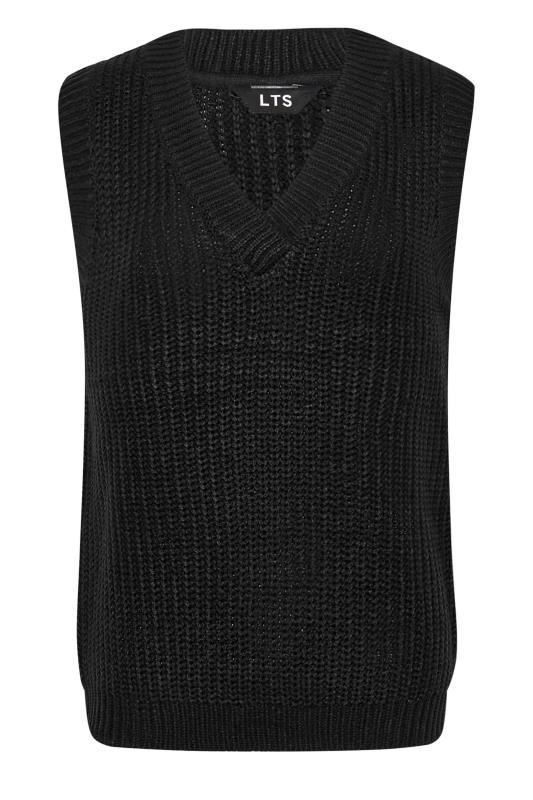 LTS Tall Women's Black Knitted Vest Top  | Long Tall Sally  6