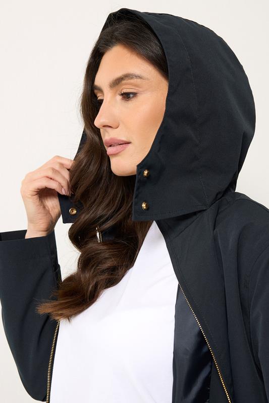 M&Co Navy Blue Short Mac Coat | M&Co 4