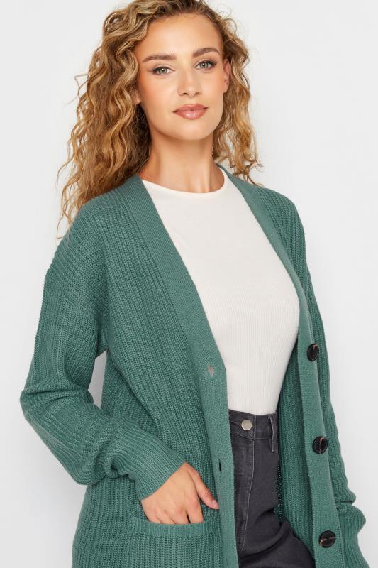 Tall Women's LTS Green Knitted Cardigan | Long Tall Sally 4