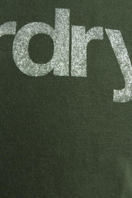 SUPERDRY Big & Tall Khaki Green Vintage Logo T-Shirt 3