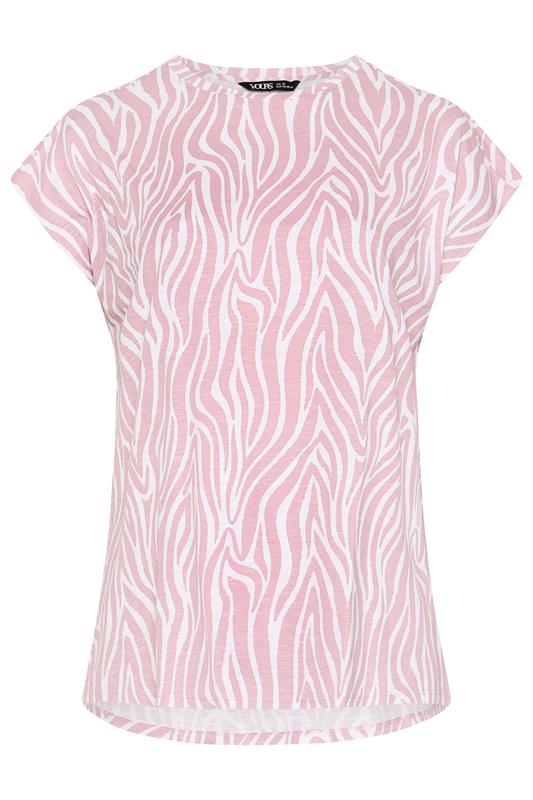 YOURSET 3 PACK Plus Size Green Palm Leaf & Zebra T-Shirts | Yours Clothing 10