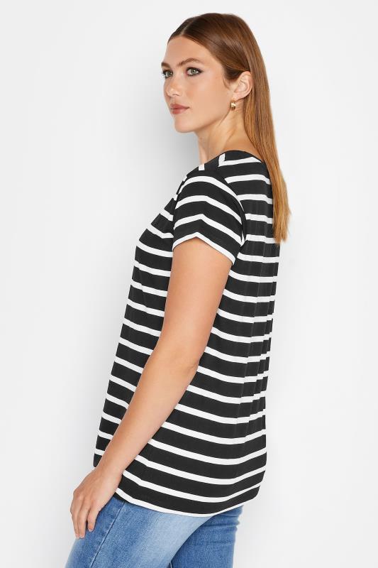 LTS Tall 2 PACK Black Stripe Basic T-Shirts | Long Tall Sally  5