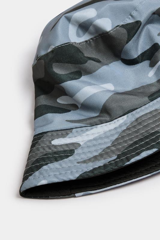 BadRhino Grey Camo Print Reversible Bucket Hat | BadRhino 3