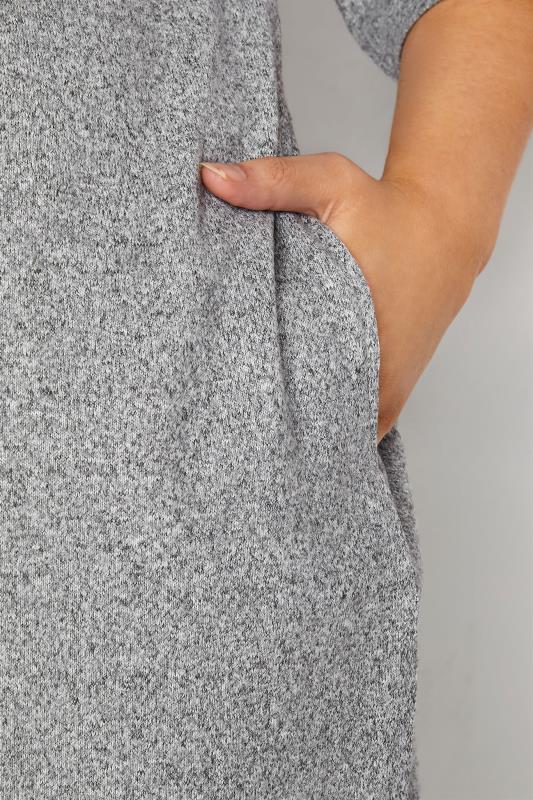 Plus Size Grey 'To Do List: Nothing' Longline Lounge Top | Yours Clothing 4