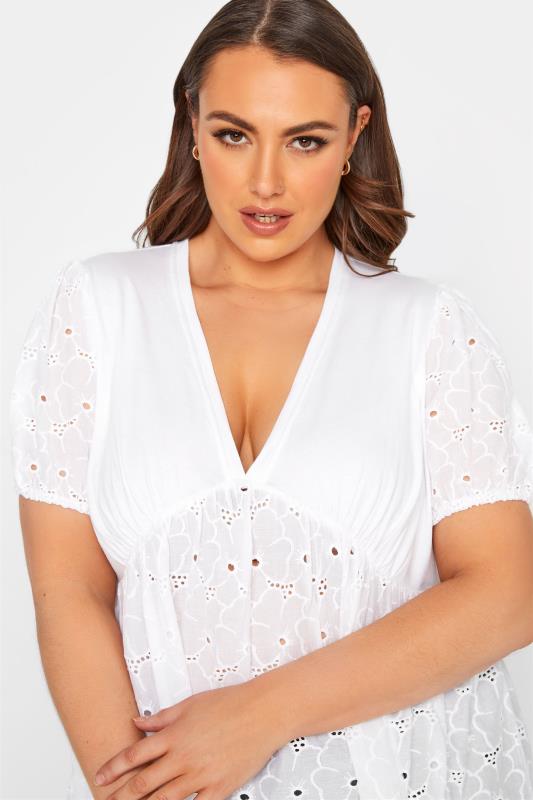 LIMITED COLLECTION Curve White Anglaise Peplum Top_r.jpg