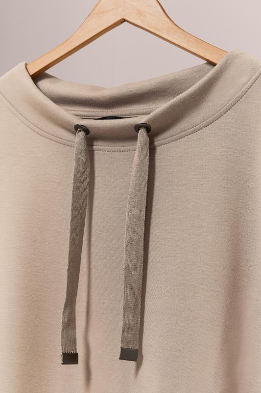 EVANS Plus Size Beige Brown Sweatshirt | Evans 7