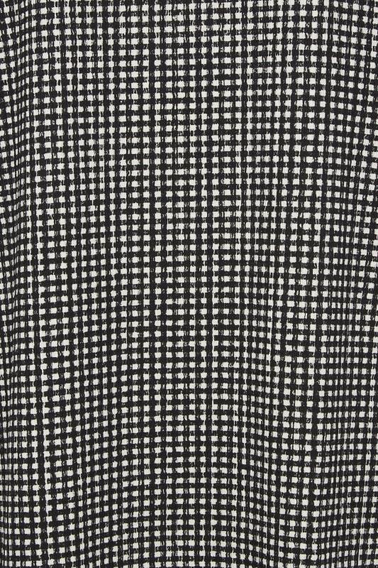 Plus Size Black Gingham Pocket Tunic Dress | Yours Clothing 6