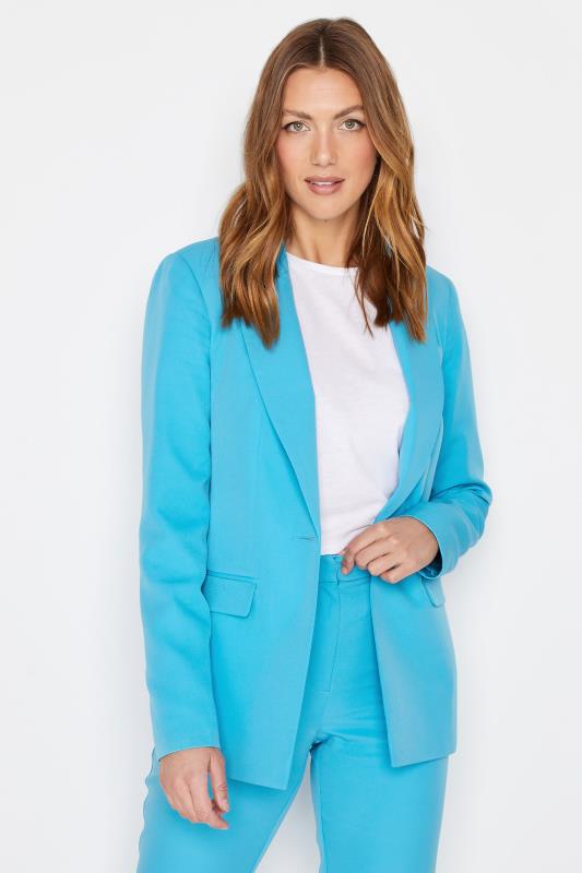 LTS Tall Women's Bright Blue Tailored Blazer | Long Tall Sally  1