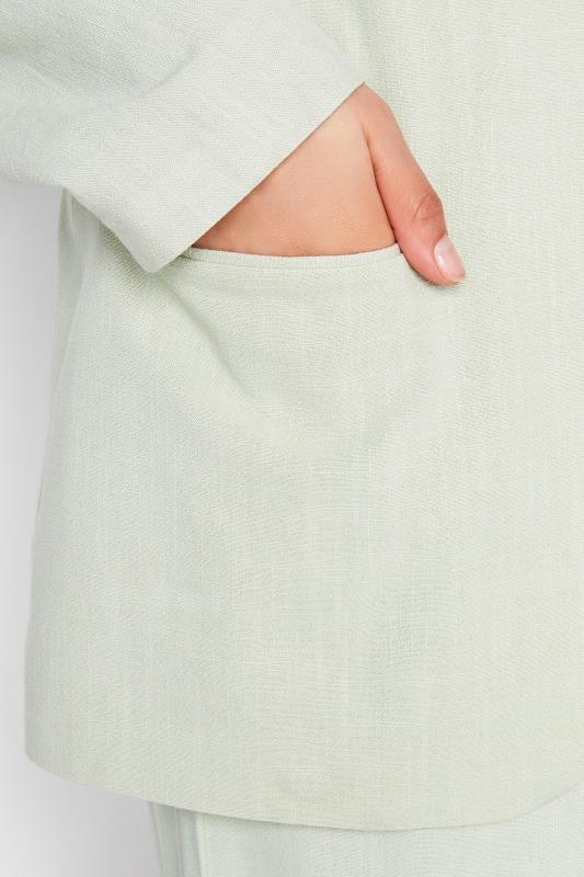 LTS Tall Women's Sage Green Linen Blend Blazer | Long Tall Sally  5