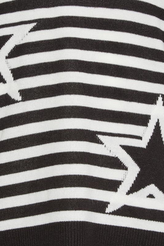 M&Co Black Stripe Star Print Jumper | M&Co 5