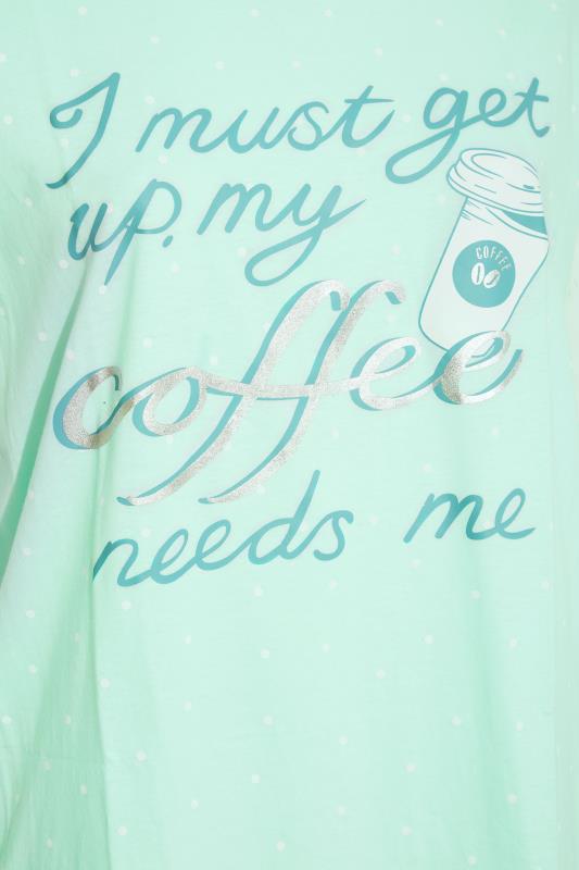 Curve Blue 'My Coffee Needs Me' Nightdress 4