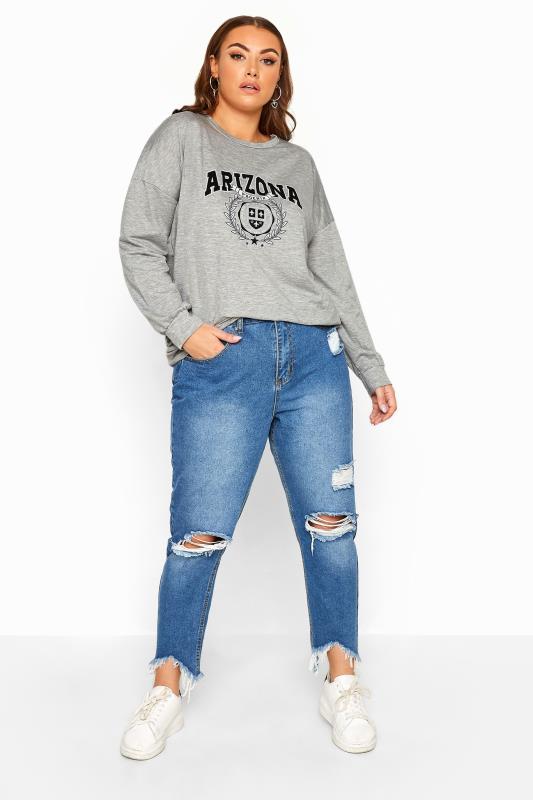 LIMITED COLLECTION Grey Marl Arizona Sweatshirt 2