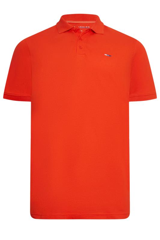 BadRhino Big & Tall Black/Sailor Blue/Fire Orange 3 Pack Polo Shirts | BadRhino 7