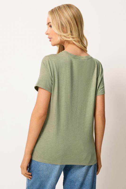M&Co Green Heart Print Cotton T-Shirt | M&Co 2