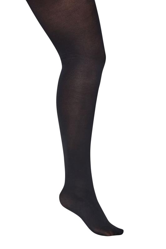 BUMP IT UP MATERNITY Black 70 Denier Tights | Yours Clothing  2