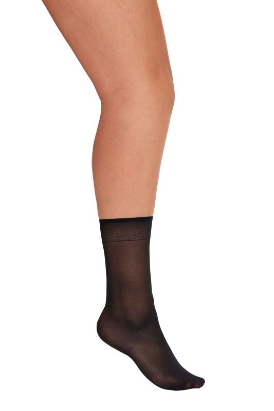 YOURS Plus Size 5 PACK Black Sheer Knee High Socks | Yours Clothing  2
