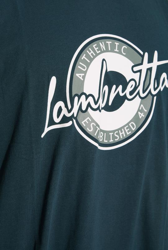 LAMBRETTA Big & Tall Navy Blue Authentic T-Shirt 2