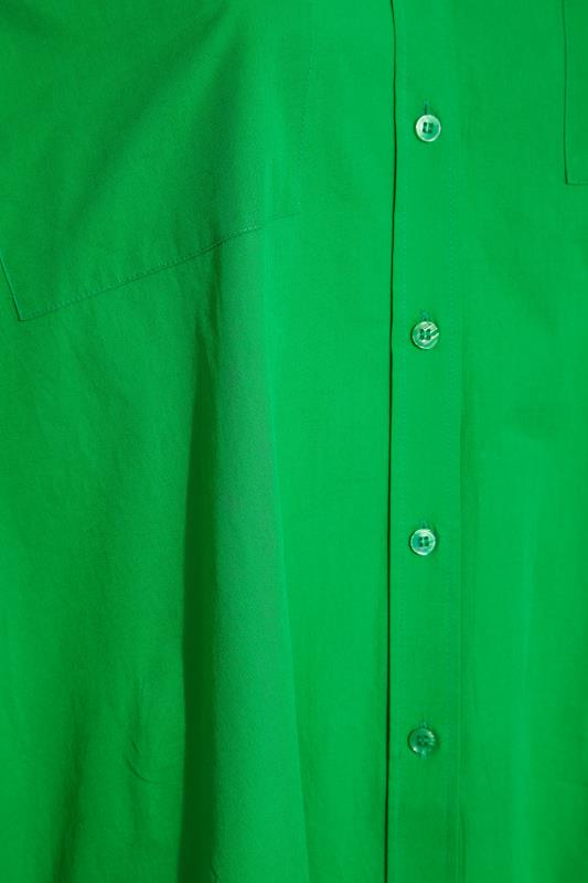 LIMITED COLLECTION Curve Bright Green Oversized Boyfriend Shirt_S.jpg