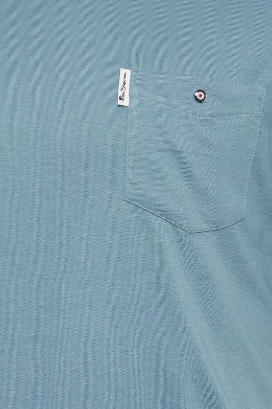 BEN SHERMAN Big & Tall Blue Signature Pocket T-Shirt | BadRhino 2