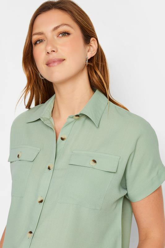LTS Tall Women's Green Pocket Utility Shirt | Long Tall Sally 4