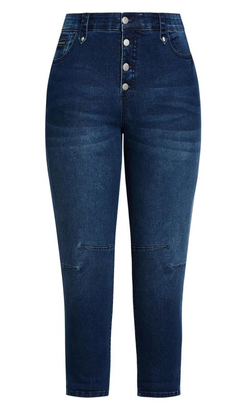Evans Blue Dark Wash Skinny Jeans 4