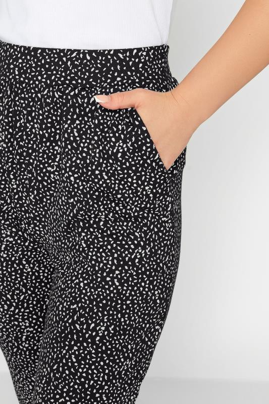 PixieGirl Black Polka Dot Print Harem Trousers | PixieGirl  4