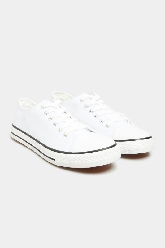 LTS White Canvas Low Trainers_A.jpg