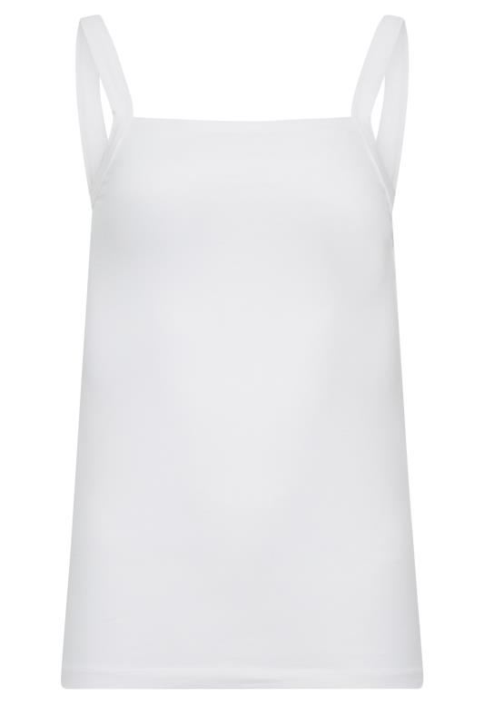 LTS Tall Women's White Square Neck Vest Top | Long Tall Sally 6