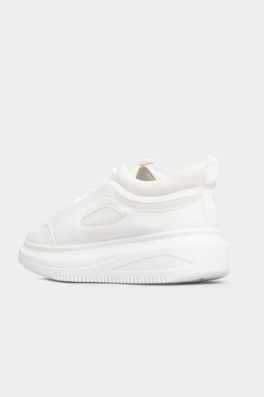 LIMITED COLLECTION White Platform Sporty Trainers In Regular Fit_C.jpg