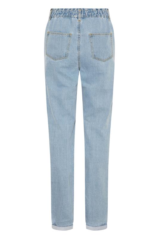 LTS Tall Blue Paper Bag Waist Tapered Jeans_Y.jpg