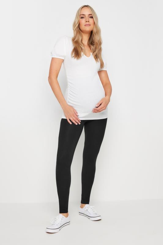  Grande Taille LTS Tall Black Maternity Basic Leggings