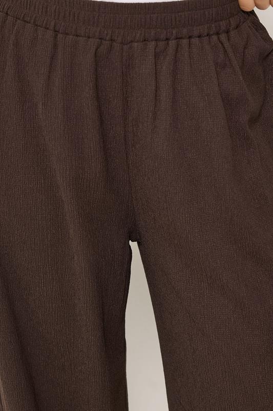M&Co Petite Chocolate Brown Balloon Trousers | M&Co 4