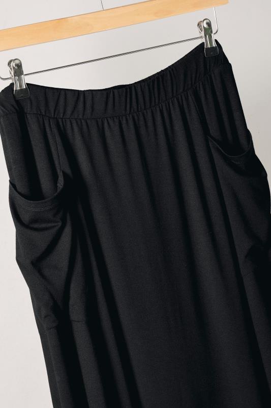 EVANS Plus Size Black Maxi Skirt | Evans  6