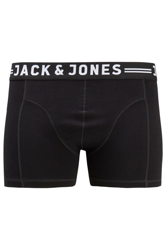 JACK & JONES Black 3 Pack Trunks 5