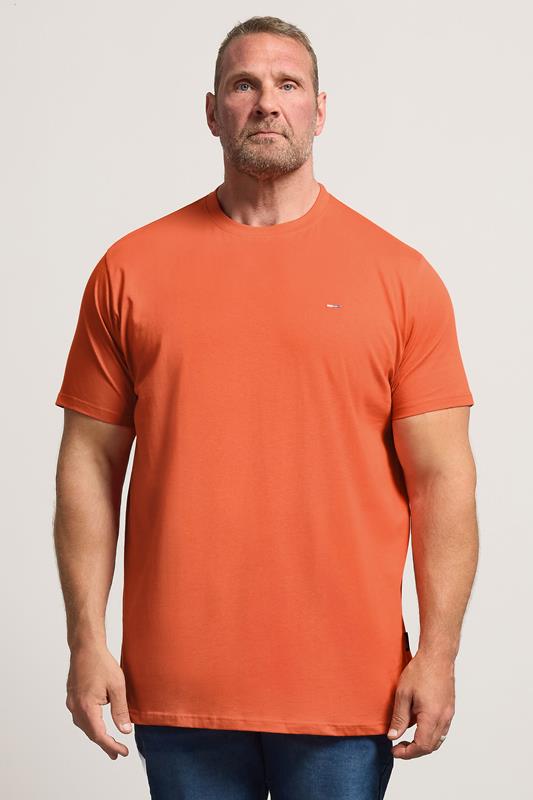 BadRhino Big & Tall Orange Extra Long Core T-Shirt | BadRhino 1