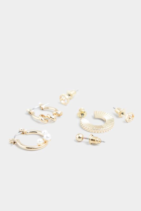6 PACK Gold Tone Hoop & Stud Earrings_C.jpg