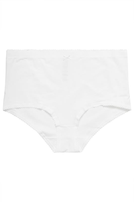 YOURSET 5 PACK Plus Size Pink & Grey Heart Full Briefs | Yours Clothing 8
